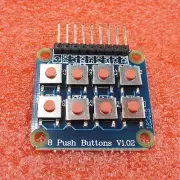 Keyboard Board Matrix 8 Keypad Module 8 Button Tactile Switch for NEW Arduino