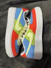 New Nike Air Force 1 Low Hemp Multi-Color (GS) Size 4 (DV2193-400)