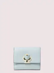 nicola twistlock bifold flap wallet
