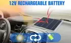 Portable Solar Panel 10W 20V Waterproof Solar Trickle Charger Battery qidmj