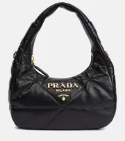 [Prada] Prada Mini quilted leather tote bag One Size black