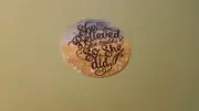 Pre Cut One Inch Images! SHE BELIEVED SHE COULD Free Shipping in US
