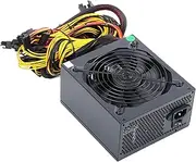 KAVJU 2000W 2400W 2600W 160V-240V ATX ETH Mining Bitcoin Power Supply 95% Efficiency for 3060 3070 3080 Miner Rig(2000W to 2400W)