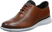 Cole Haan 2.0 Zerogrand Laser Wingtip Oxford Tan/Ivory 8