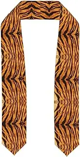 [EdWal] Tiger Striped Pattern print Graduation Stole and Sash Class for Unisex Adult Honor Stole Honor Stole of 2025