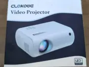 New In Box Clokowe M8 Mini Video Projector - Portable Home Theater HD Display