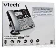 Vtech 4-Line Small Business System Accessory Deskset (CM18245)