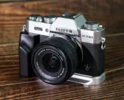 Ebony Walnut Wood Handle Grip for Fujifilm XT30II Ultra Light Weight Alloy Base