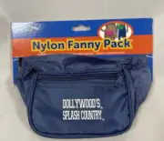 New DOLLYWOOD SPLASH Country Nylon Fanny Pack NAVY Blue Men Women Cross Body