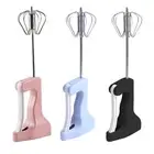 Semi Automatic Whisk Stainless Steel Egg Beater for Beating Baking Frothing