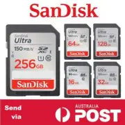 SD Card SanDisk Ultra 32GB 64GB 128GB 256GB Class10 SD HD Camera Memory Card