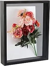 11x14 Shadow Box Frame, Display Case, Memory Box, Wood Picture Frame Black, 1 Pack