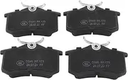 Pack of 4 Rear Left and Right Disc Brake Pads for Au-di A4 B6 B7 TT 8N Re-nault Clio mk3 mk4 Megane mk1 mk2 Se-at Leon Sko-da Octavia Superb V-W Bora Golf Jetta New Beetle Passat B2 B3 B4