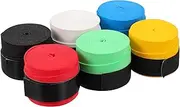 6Pcs Slip Racket Overgrips Sweatband Grip Tape for Tennis Badminton Design Moisture Absorption Comfortable Hold for Players Who Sweat Easily