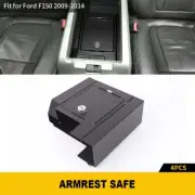 Armrest Vault Gun Safe Storage Box Password Lock Accessories For Ford F150 09-14