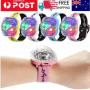 Mini Disco Bracelet Light Magic Ball Rechargeable Sound Activated LED Disco Lamp