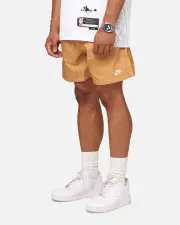 [Nike] Nike Club Flow Shorts Flax - Size S S Flax