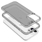 iPhone 15 Pro Max Clear Shockproof Case Cover with Drop Protection - Tough Build, Scratch Resistant, Wireless Charging Compatible - Transparent
