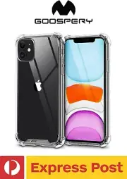 iPhone 16 Pro SUPER PROTECT Mercury Goospery ShockProof Clear Transparent Case