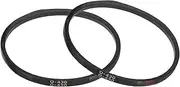 uxcell 2Pcs O-430 O Type V-Belt 430mm/16.9" Inner Length x 0.39" Width x 0.24" Height, O-Type Closed-Loop Rubber Transmission Belt