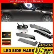 Set Smoked For MINI COOPER R55 R56 R57 R58 R59 LED Side Marker Light Amber (for: Mini)