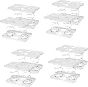 Ciieeo 4sets Tissue Box Holder Car Pantry Galvanize Hatch Handle Wet Hook Rack Dispenser Base Latch Boxes Compartment Moist Matte Hinge Holders Bin Sack Reusable Barbell Lid Abs 2pcs*4