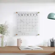 Grayson Acrylic Dry Erase Wall Calendar with Dry Erase Marker 14" Square Clea...