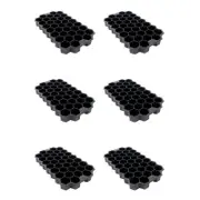 6PK Urban Kitchen Hexagon Silicone Ice Tray 37 Cubes 19.5x11.5cm