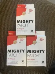 3 Boxes Of 36 Pks Mighty Patch Hydrocolloid Acne Absorbing Spot Pimple Patches