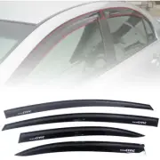 Sun Rain Visor Wind Deflector Shield Black For Honda Civic Fd 2006-2011 Sedan