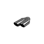 Redback RH Exhaust Tip Y-Piece Stepped Angle Cut Part Rolled In Stainless Steel