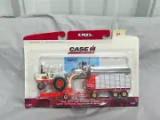 JI Case 1370 Agri King with Forage Chopper & Tandem Axle Wagon 1:64 NIP Ertl