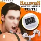 Retractable Vampire Fangs Teeth Halloween Cosplay Makeup Zombie Dentures Teeth