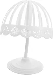 DECOMELODY Versatile Plastic Hat Display Stands Kids Hat Holder for Baseball Cap Wig Rack