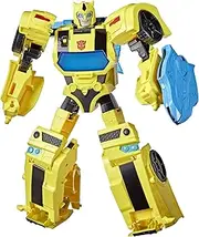 Hasbro Transformers - Bumblebee Cyberverse Adventures Battle Call Officer Class - 10" Bumblebee Action Figure - Voice Activated Energon Power Lights and Sounds - Kids Toys - Ages 6+