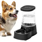 Automatic Dog Water Dispenser Gravity Stainless Steel Water Waterer Feeder, 1...