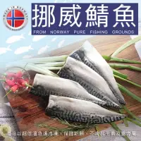 在飛比找momo購物網優惠-【好食愛海鮮】挪威鯖魚(15片)