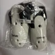 Century Martial Arts Sparring Boots White Size 3/4 New Karate Tae Kwon Do