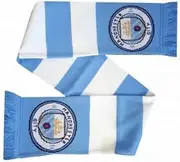 Official Manchester City Crest Bar Scarf