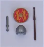 Playmobil Roman Helmet, Sword, Spear & Shield Knights/Roman/Egyptian Mint