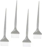 Beavorty Diy Hair Coloring Kit 4pcs Long Tail Dye Brush Comb for At-home Dyeing