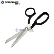 Black 10'' Sewing Dressmakers Fabric Leather Scissors Tailor Tool