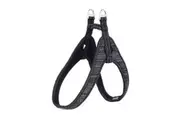 Rogz Medium/Large Black Fast Fit Utility Harness for Dogs