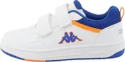[Supremo - Kappa] Girls' 95k0513002 Trainers, White Royal Orange, 39 EU