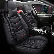 YOUFOX Car Seat Covers Suitable for Subaru Subaru Forester Tribecca Vogue Cross Reckout Back Car Seat Cover Waterproof Auto Parts Front 5 Seats, Black