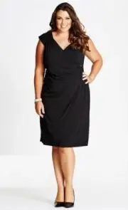 PLUS SIZE AUTOGRAPH CROSS OVER DRESS AVAIL SIZES: 16 and 26