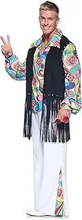 Underwraps Costumes Men's Retro Hippie Costume - Outta Sight
