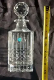 Tiffany & Company Plaid Crystal 24oz. Decanter
