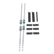 2Pcs Y Axes Guide Rail 3D Printer Linear Guide Rail With Slide Blocks For