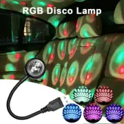 5X USB Mini RGB LED Disco Stage Light Party Club Phone Ball Lamp Lighting Bar